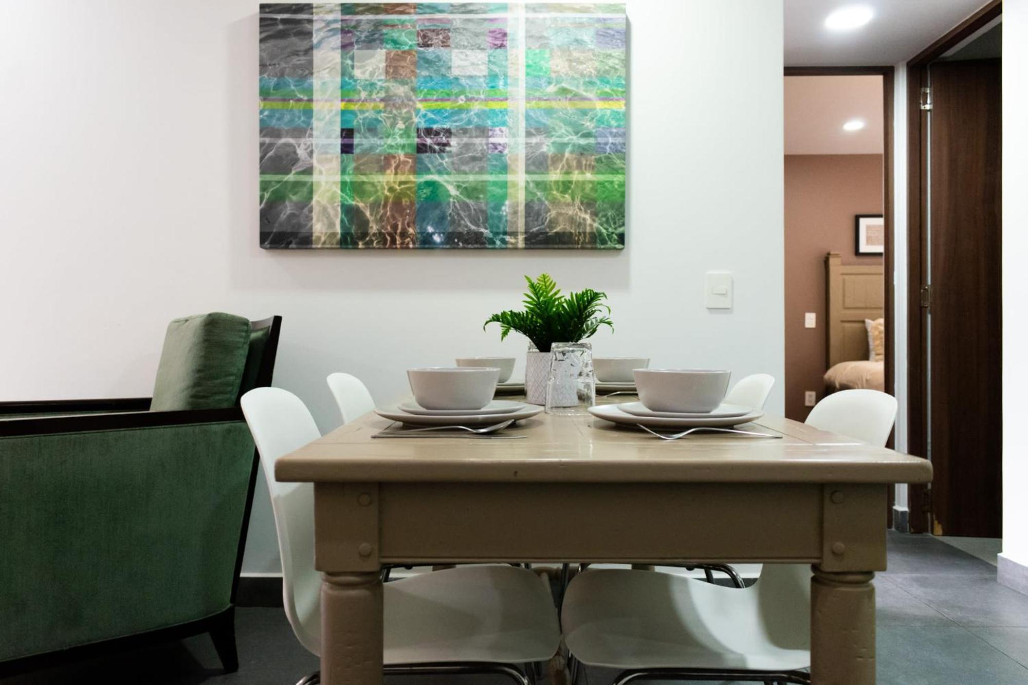 Terraza Departamento Cerca De Santa Fe Kingsize Apartment Mexico City Exterior photo
